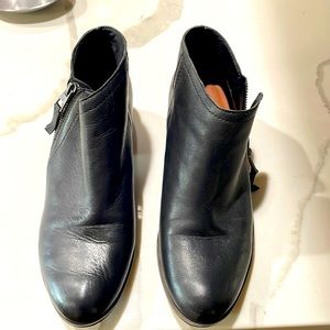 Black, lucky brand booties.